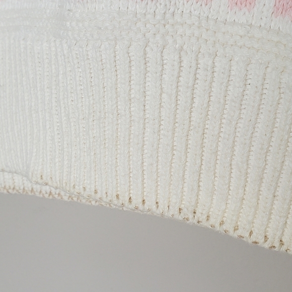 Vintage Fairy Kei Kawaii Pastel Rainbow 80s Made in Italy Sweater Womens Size L - Picture 4 of 7